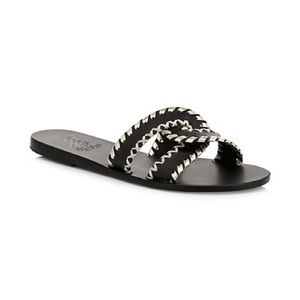 Ancient Greek Sandals Desmos Flat Whipstitch Sandals